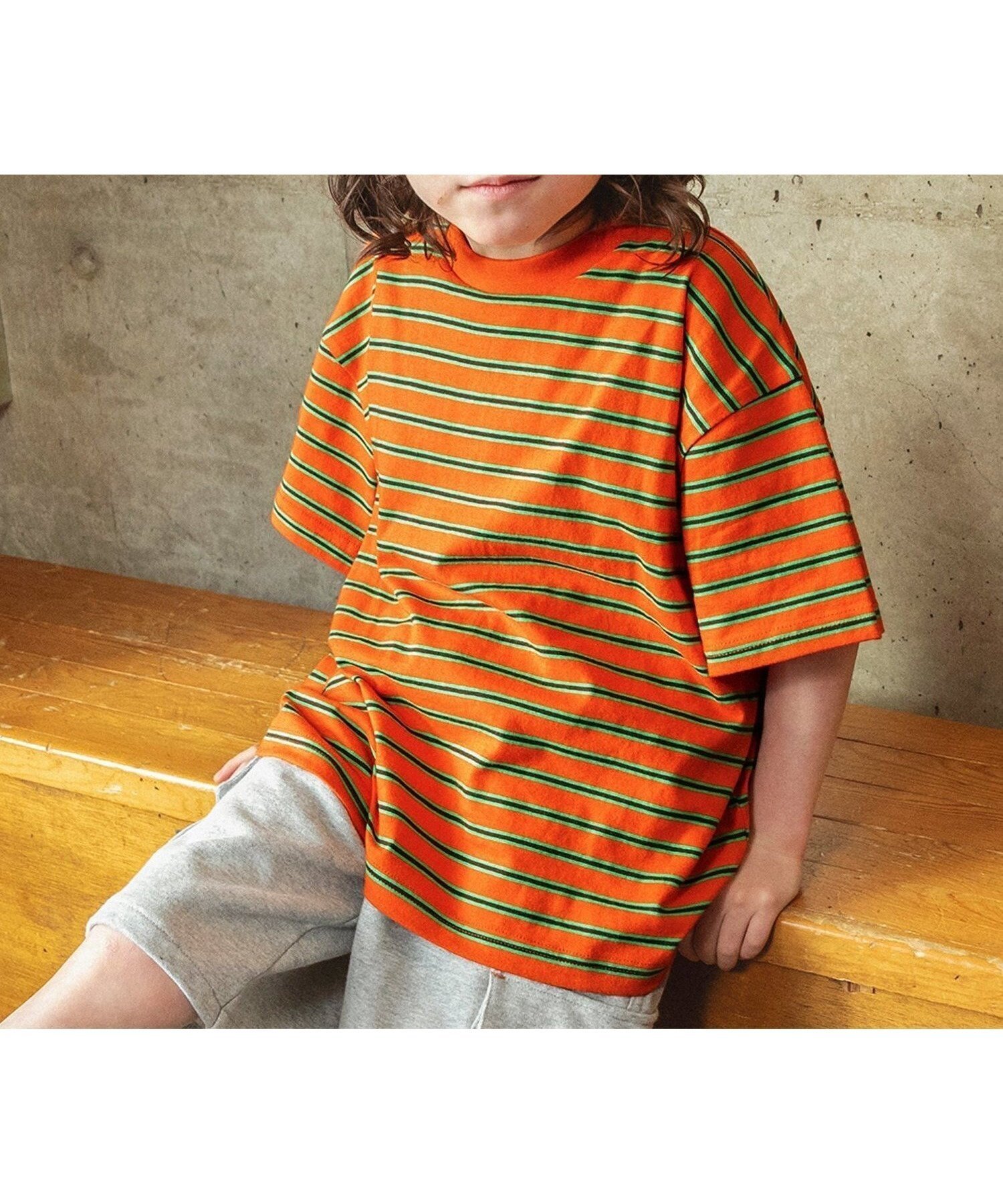 【エフオー オンラインストア/F.O.Online Store / KIDS】の【リンク】B NEWJACK グラフィックTシャツ インテリア・キッズ・メンズ・レディースファッション・服の通販 founy(ファニー) 　ファッション　Fashion　キッズファッション　Fashion for Kids　グラフィック　Graphic, Graphic Design　人気　Popular, Best Seller　プリント　Print, Printed Pattern　半袖　Short Sleeve, Half Sleeve　オレンジ|ID: prp329100004936029 ipo3291000000037040928