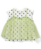 【エフオー オンラインストア/F.O.Online Store / KIDS】の【リンク】チュールフレンチスリーブTシャツ 人気、トレンドファッション・服の通販 founy(ファニー) ファッション Fashion キッズファッション Fashion for Kids カーゴパンツ Cargo Pants, Utility Pants ガーリー Girly, Feminine Style ダウン Down, Puffer チュール Tulip, Tulip Motif デニム Denim, Jeans Material ドッキング Docking, Mixed Material バランス Balance, Style Balance プリント Print, Printed Pattern おすすめ Recommended / Our Picks 夏 Summer thumbnail オフホワイト|ID: prp329100004936030 ipo3291000000037040934