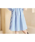 【エフオー オンラインストア/F.O.Online Store / KIDS】の【リンク】肩リボンフレアヒロインワンピース 人気、トレンドファッション・服の通販 founy(ファニー) ファッション Fashion キッズファッション Fashion for Kids ワンピース Dresses ネップ Nepp, Slub Yarn プリント Print, Printed Pattern thumbnail ストライプ柄|ID: prp329100004936040 ipo3291000000037041015