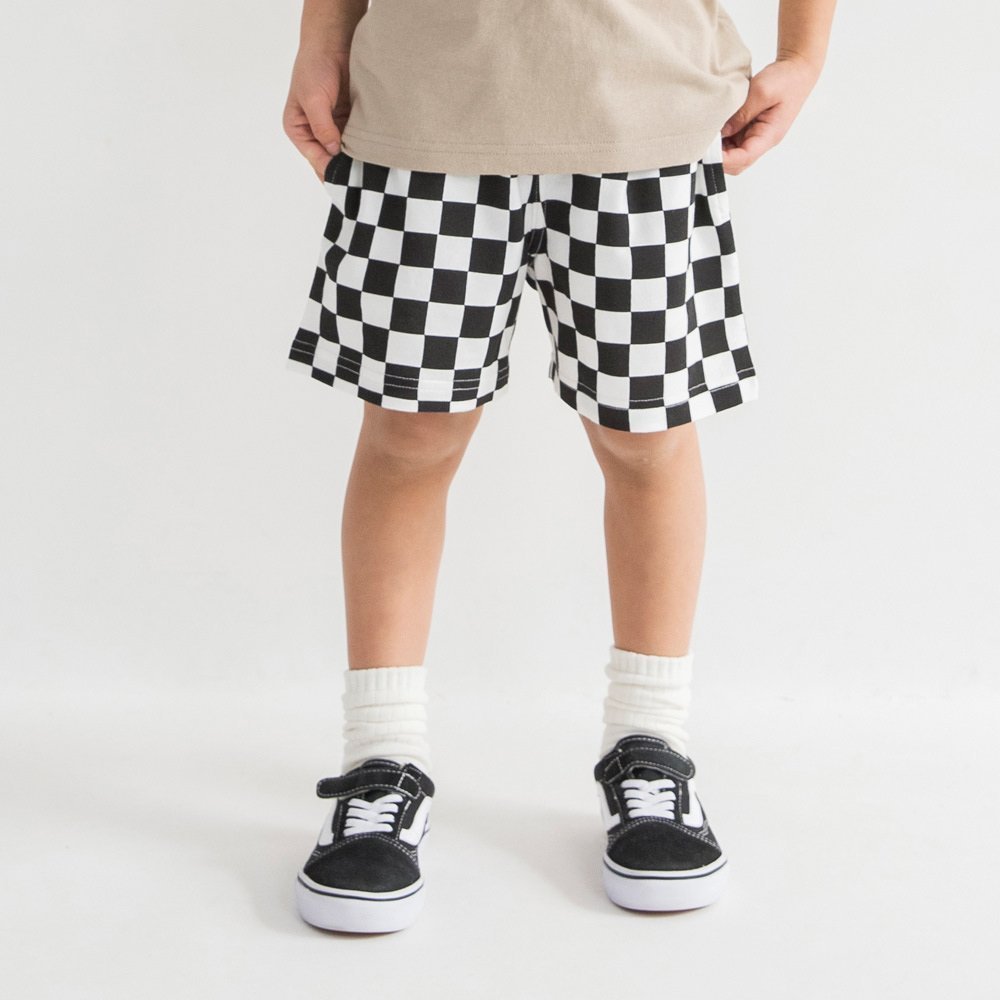 【ブランシェス/branshes / KIDS】の【WEB限定/DRC】カラバリカットハーフパンツ インテリア・キッズ・メンズ・レディースファッション・服の通販 founy(ファニー) 　ファッション　Fashion　キッズファッション　Fashion for Kids　ボトムス　Bottoms　ハーフ　Half, Half-Length　ボーイズ　Boyish, Boy Style　ポケット　Pocket, Pocket Detail　プチプライス・低価格　Affordable / Budget Price　おすすめ　Recommended / Our Picks　91:白_チェッカー|ID: prp329100004936043 ipo3291000000037041036