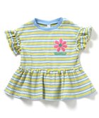 【エフオー オンラインストア/F.O.Online Store / KIDS】のフラワーワッペンペプラムモチーフTシャツ 人気、トレンドファッション・服の通販 founy(ファニー) ファッション Fashion キッズファッション Fashion for Kids 半袖 Short Sleeve, Half Sleeve thumbnail イエロー|ID: prp329100004936074 ipo3291000000037041213