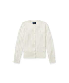 【ラルフローレン/RALPH LAUREN / KIDS】の(ガールズ 7才~16才)ミニ ケーブル コットン カーディガン 人気、トレンドファッション・服の通販 founy(ファニー) ファッション Fashion キッズファッション Fashion for Kids カーディガン Cardigan, Knitwear ジーンズ Jeans, Denim Pants ドレス Dress, One-Piece 長袖 Long Sleeve, Full Sleeve |ID:prp329100004936077