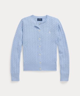 【ラルフローレン/RALPH LAUREN / KIDS】の(ガールズ 7才~16才)ミニケーブル コットン カーディガン 人気、トレンドファッション・服の通販 founy(ファニー) ファッション Fashion キッズファッション Fashion for Kids カフス Cuff Design カーディガン Cardigan, Knitwear ジーンズ Jeans, Denim Pants ドレス Dress, One-Piece 長袖 Long Sleeve, Full Sleeve リブニット Rib Knit, Ribbed Knit |ID:prp329100004936079