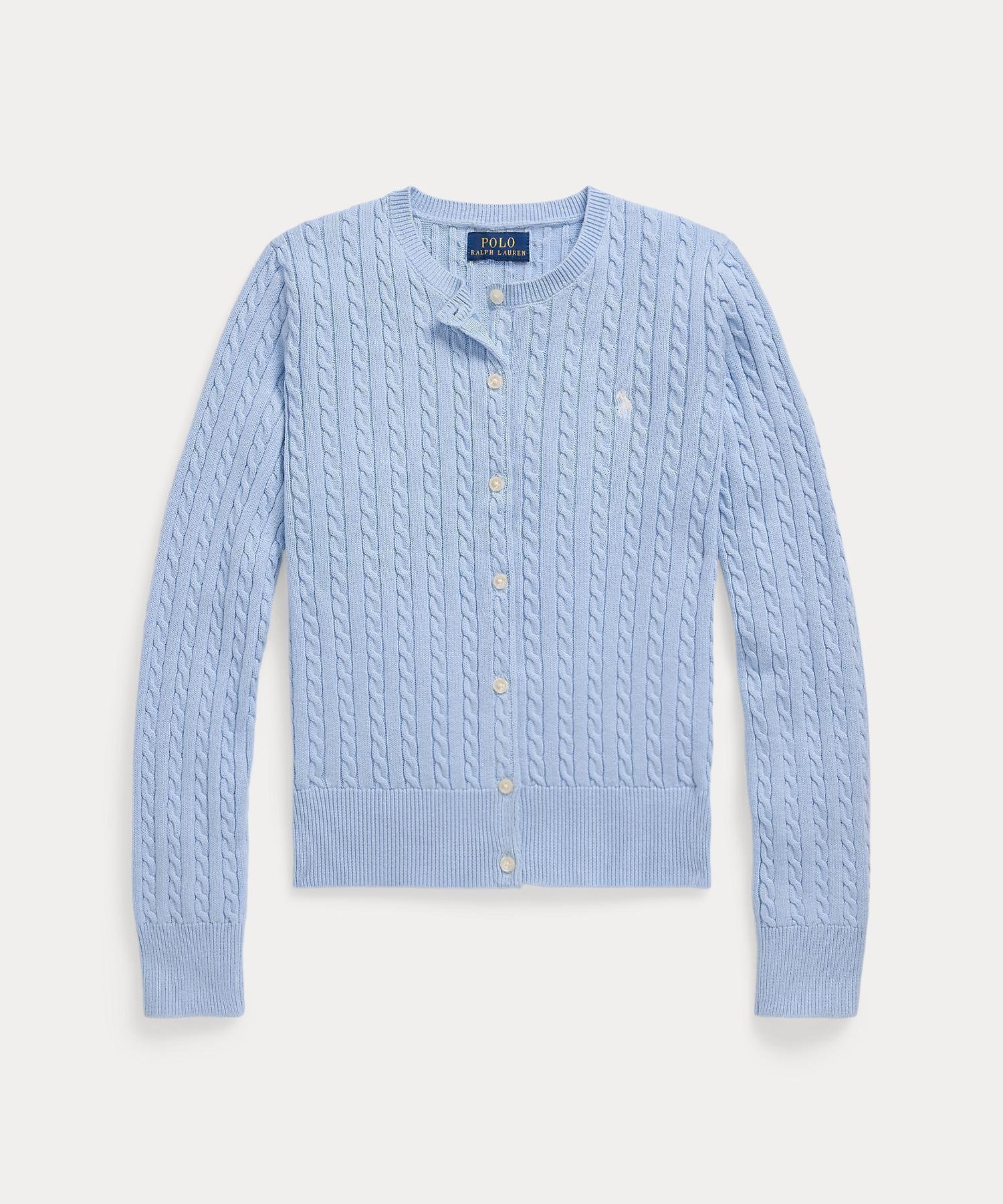 【ラルフローレン/RALPH LAUREN / KIDS】の(ガールズ 7才~16才)ミニケーブル コットン カーディガン インテリア・キッズ・メンズ・レディースファッション・服の通販 founy(ファニー) 　ファッション　Fashion　キッズファッション　Fashion for Kids　カフス　Cuff Design　カーディガン　Cardigan, Knitwear　ジーンズ　Jeans, Denim Pants　ドレス　Dress, One-Piece　長袖　Long Sleeve, Full Sleeve　リブニット　Rib Knit, Ribbed Knit　999マルチカラー|ID: prp329100004936079 ipo3291000000037041229