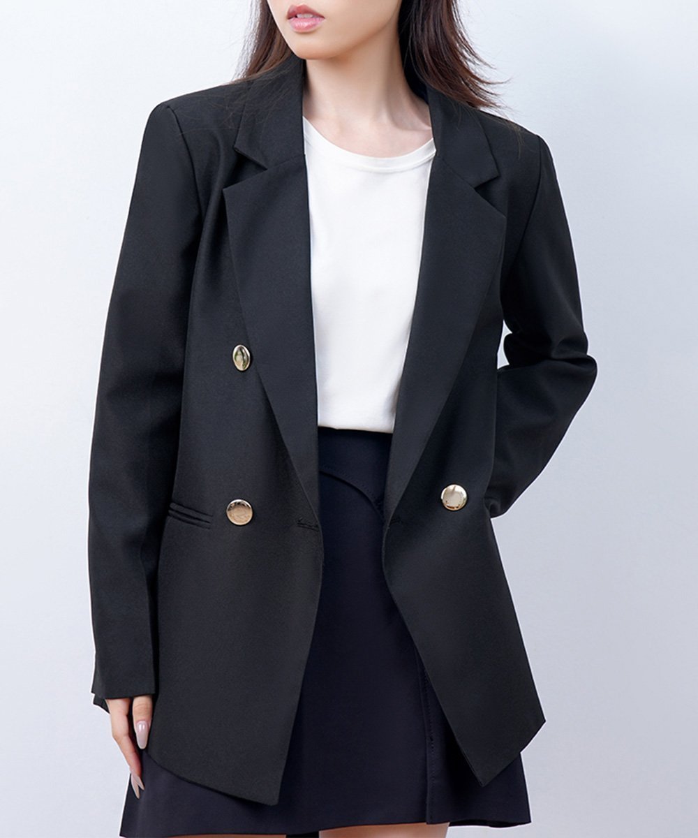 【ミニミニストア/miniministore】のダブルボタンテーラードジャケットミドル丈 人気、トレンドファッション・服の通販 founy(ファニー) 　ファッション　Fashion　レディースファッション　Fashion for Women　アウター　Coat / Outerwear Collection　レディースジャケット・軽アウター　Jackets　テーラードジャケット / 通勤・きれいめスタイル　Tailored Jackets & Blazers　イエロー　Yellow　オケージョン　Occasion Wear　ジャケット　Jacket, Outerwear　長袖　Long Sleeve, Full Sleeve　フォーマル　Formal, Dressy　ベーシック　Basic, Essential　ポケット　Pocket, Pocket Detail　羽織　Haori, Light Jacket　無地　Plain, Solid Color　入学式　Entrance Ceremony　卒業式　Graduation Ceremony　ビジネス 仕事 通勤　Business / Work / Commuting　 other-1|ID: prp329100004936084 ipo3291000000037041248