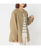 【スタディオ クリップ/studio CLIP】のコットンノーカラーカバーオールブルゾン 人気、トレンドファッション・服の通販 founy(ファニー) ファッション Fashion レディースファッション Fashion for Women アウター Coat / Outerwear Collection ブルゾンジャケット・スポーティアウター Blouson Jackets ジャケット Jacket, Outerwear バランス Balance, Style Balance ブルゾン Blouson, Bomber Jacket thumbnail ベージュ55|ID: prp329100004936085 ipo3291000000037041258