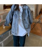 【ミニミニストア/miniministore】のデニムジャケットゆったり レディース春秋 人気、トレンドファッション・服の通販 founy(ファニー) ファッション Fashion レディースファッション Fashion for Women アウター Coat / Outerwear Collection レディースジャケット・軽アウター Jackets デニムジャケット / カジュアルアウター Denim Jackets ジャケット Jacket, Outerwear デニム Denim, Jeans Material ヴィンテージ Vintage Style 無地 Plain, Solid Color 秋 Autumn 羽織 Haori, Light Jacket 長袖 Long Sleeve, Full Sleeve thumbnail サックス|ID: prp329100004936086 ipo3291000000037041261