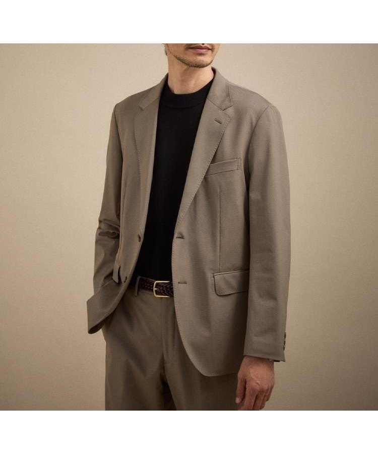 【タケオキクチ/TAKEO KIKUCHI / MEN】の【360°ストレッチ/軽量】None Of Stress ライト ジャケット(セットアップ対応) インテリア・キッズ・メンズ・レディースファッション・服の通販 founy(ファニー) 　ファッション　Fashion　メンズファッション　Fashion for Men　セットアップ　Matching Sets　インナー　Innerwear　軽量　Lightweight, Ultra Light　ジャケット　Jacket, Outerwear　ストレッチ　Stretch, Stretchy Fabric　スマート　Smart, Elegant　セットアップ　Set-Up, Coordinated Outfit　テーラード　Tailored, Tailored Fit　人気　Popular, Best Seller　フィット　Fit, Slim Fit　無地　Plain, Solid Color　おすすめ　Recommended / Our Picks　ビジネス 仕事 通勤　Business / Work / Commuting　ベージュ|ID: prp329100004936091 ipo3291000000037041286