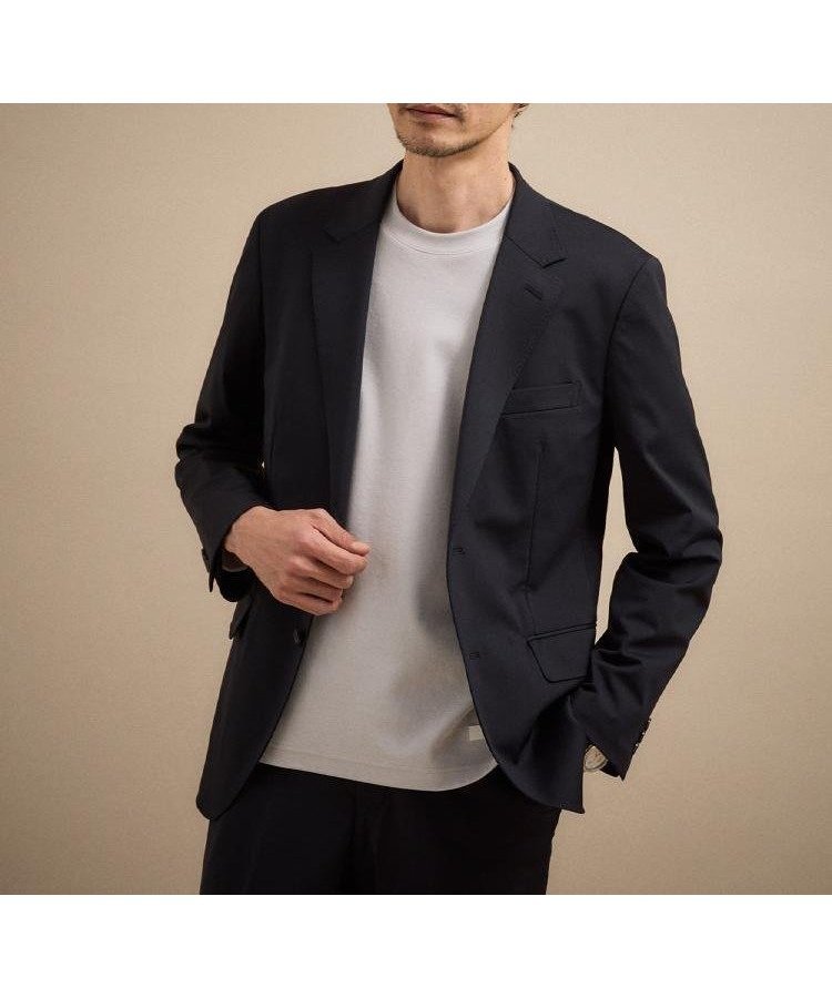【タケオキクチ/TAKEO KIKUCHI / MEN】の【360°ストレッチ/軽量】None Of Stress ライト ジャケット(セットアップ対応) インテリア・キッズ・メンズ・レディースファッション・服の通販 founy(ファニー) 　ファッション　Fashion　メンズファッション　Fashion for Men　セットアップ　Matching Sets　インナー　Innerwear　軽量　Lightweight, Ultra Light　ジャケット　Jacket, Outerwear　ストレッチ　Stretch, Stretchy Fabric　スマート　Smart, Elegant　セットアップ　Set-Up, Coordinated Outfit　テーラード　Tailored, Tailored Fit　人気　Popular, Best Seller　フィット　Fit, Slim Fit　無地　Plain, Solid Color　おすすめ　Recommended / Our Picks　ビジネス 仕事 通勤　Business / Work / Commuting　ネイビー|ID: prp329100004936091 ipo3291000000037041288