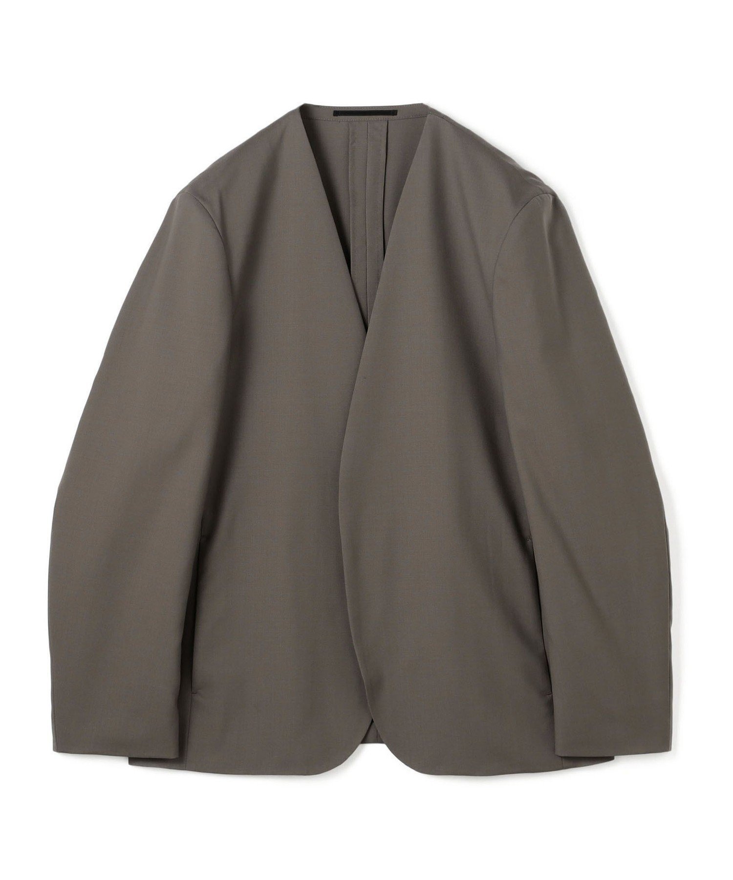 【トゥモローランド/TOMORROWLAND / MEN】のSuper120 s ウォッシャブルウール ノーカラージャケット 人気、トレンドファッション・服の通販 founy(ファニー) 　ファッション　Fashion　メンズファッション　Fashion for Men　ジャケット　Jacket, Outerwear　スーツ　Suit, Formalwear　セットアップ　Set-Up, Coordinated Outfit　ビジネス 仕事 通勤　Business / Work / Commuting　ブルゾン　Blouson, Bomber Jacket　ポロシャツ　Polo Shirt, Collared Tee　エレガント 上品　Elegant　 other-1|ID: prp329100004936092 ipo3291000000037041289