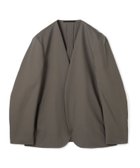 【トゥモローランド/TOMORROWLAND / MEN】のSuper120 s ウォッシャブルウール ノーカラージャケット 人気、トレンドファッション・服の通販 founy(ファニー) ファッション Fashion メンズファッション Fashion for Men ジャケット Jacket, Outerwear スーツ Suit, Formalwear セットアップ Set-Up, Coordinated Outfit ビジネス 仕事 通勤 Business / Work / Commuting ブルゾン Blouson, Bomber Jacket ポロシャツ Polo Shirt, Collared Tee エレガント 上品 Elegant thumbnail 53 カーキ|ID: prp329100004936092 ipo3291000000037041290