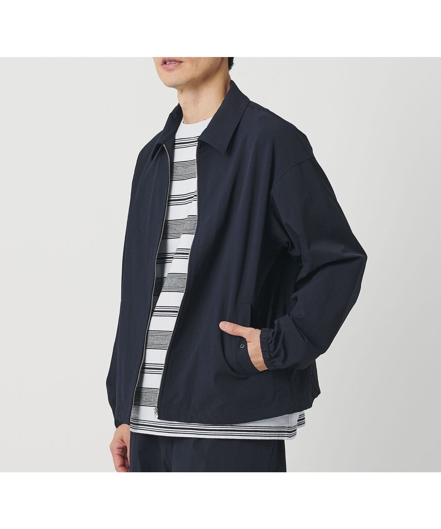 【ビューティ&ユース ユナイテッドアローズ/BEAUTY&YOUTH / UNITED ARROWS / MEN】の360°MASTER ハリントン ジャケット セットアップ対応 撥水 ストレッチ ウォッシャブル インテリア・キッズ・メンズ・レディースファッション・服の通販 founy(ファニー) 　ファッション　Fashion　メンズファッション　Fashion for Men　セットアップ　Matching Sets　ウォッシャブル　Machine Washable　ジャケット　Jacket, Outerwear　ストレッチ　Stretch, Stretchy Fabric　スピンドル　Spindle, Drawcord　スマート　Smart, Elegant　セットアップ　Set-Up, Coordinated Outfit　ポケット　Pocket, Pocket Detail　ラウンド　Round, Round Neck　リラックス　Relax, Relaxed Fit　おすすめ　Recommended / Our Picks　NAVY|ID: prp329100004936095 ipo3291000000037041297