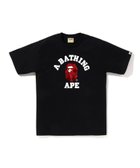 【ア ベイシング エイプ/A BATHING APE】のCOLOR CAMO COLLEGE TEE 人気、トレンドファッション・服の通販 founy(ファニー) ファッション Fashion レディースファッション Fashion for Women インナー Innerwear ショート Short, Short Length スリーブ Sleeve, Long Sleeve / Short Sleeve フロント Front, Front Design プリント Print, Printed Pattern ラバー Rubber, Rubber Sole thumbnail BK×RD|ID: prp329100004936106 ipo3291000000037041323