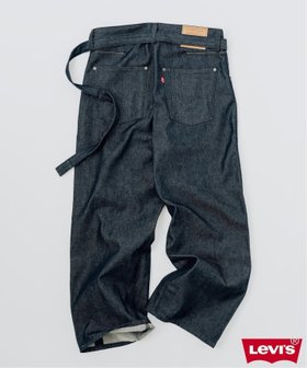 【エディフィス/EDIFICE / MEN】のLEVI S/リーバイス 別注 TWISTED BELTED デニムパンツ (L30) 大人の最旬トレンドファッション＆コーディネート founy(ファウニー) ファッション Fashion メンズファッション Fashion for Men ボトムス Bottoms デニムパンツ・ジーンズ Denim Pants シンプル Simple, Minimal ジーンズ Jeans, Denim Pants スマート Smart, Elegant デニム Denim, Jeans Material 定番 Standard, Basic Item ハーフ Half, Half-Length パターン Pattern, Design Print フォルム Silhouette, Form 別注 Limited Edition, Custom Order ワイド Wide, Wide Fit ワーク Workwear, Utility Style エレガント 上品 Elegant 2026年 2026 2026春夏・S/S Spring/Summer 2026 SS26 |ID:prp329100004936133