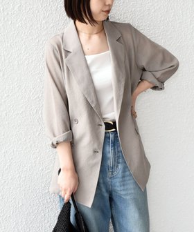 【シップス フォー ウィメン/SHIPS】のSHIPS Colors 手洗い可能 シアー リネンライク ダブルジャケット 人気、トレンドファッション・服の通販 founy(ファニー) ファッション Fashion レディースファッション Fashion for Women アウター Coat / Outerwear Collection レディースジャケット・軽アウター Jackets シアー Sheer, See-Through ジャケット Jacket, Outerwear ダブル Double, Double-Breasted 羽織 Haori, Light Jacket メンズ Men's, Menswear リネン Linen, Linen Fabric ルーズ Loose, Oversized アウトレット Outlet / Clearance ビジネス 仕事 通勤 Business / Work / Commuting |ID:prp329100004936141