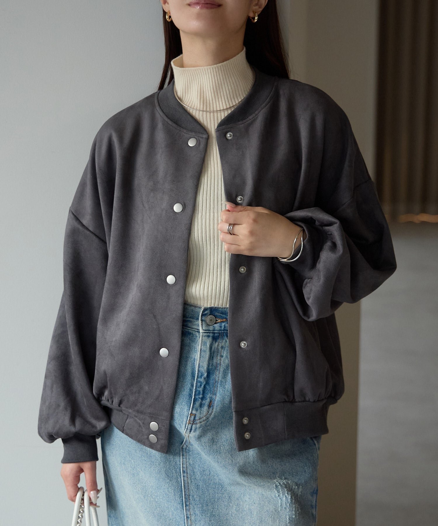 【リラクロ/relaclo】のmitis/フェイクスウェードスタジャン インテリア・キッズ・メンズ・レディースファッション・服の通販 founy(ファニー) 　ファッション　Fashion　レディースファッション　Fashion for Women　カットソー　Cut and Sewn Top　スウェット / スエット　Sweatshirt, Sweatwear　スタンダード　Standard, Basic　タンク　Tank Top, Sleeveless Top　ファブリック　Fabric, Textile　春　Spring　秋　Autumn　軽量　Lightweight, Ultra Light　スミクロ|ID: prp329100004936183 ipo3291000000037041627