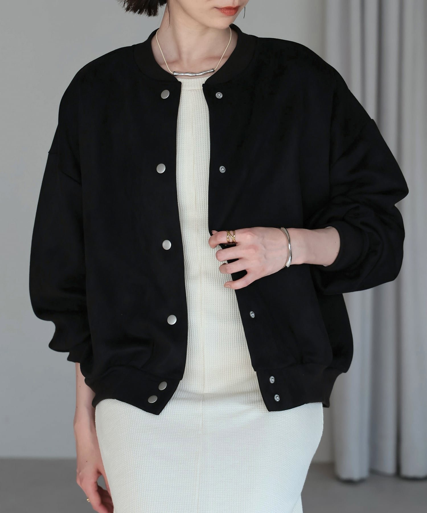 【リラクロ/relaclo】のmitis/フェイクスウェードスタジャン インテリア・キッズ・メンズ・レディースファッション・服の通販 founy(ファニー) 　ファッション　Fashion　レディースファッション　Fashion for Women　カットソー　Cut and Sewn Top　スウェット / スエット　Sweatshirt, Sweatwear　スタンダード　Standard, Basic　タンク　Tank Top, Sleeveless Top　ファブリック　Fabric, Textile　春　Spring　秋　Autumn　軽量　Lightweight, Ultra Light　ブラック|ID: prp329100004936183 ipo3291000000037041629