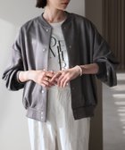 【リラクロ/relaclo】のmitis/フェイクスウェードスタジャン ブルーグレー|ID: prp329100004936183 ipo3291000000037041630