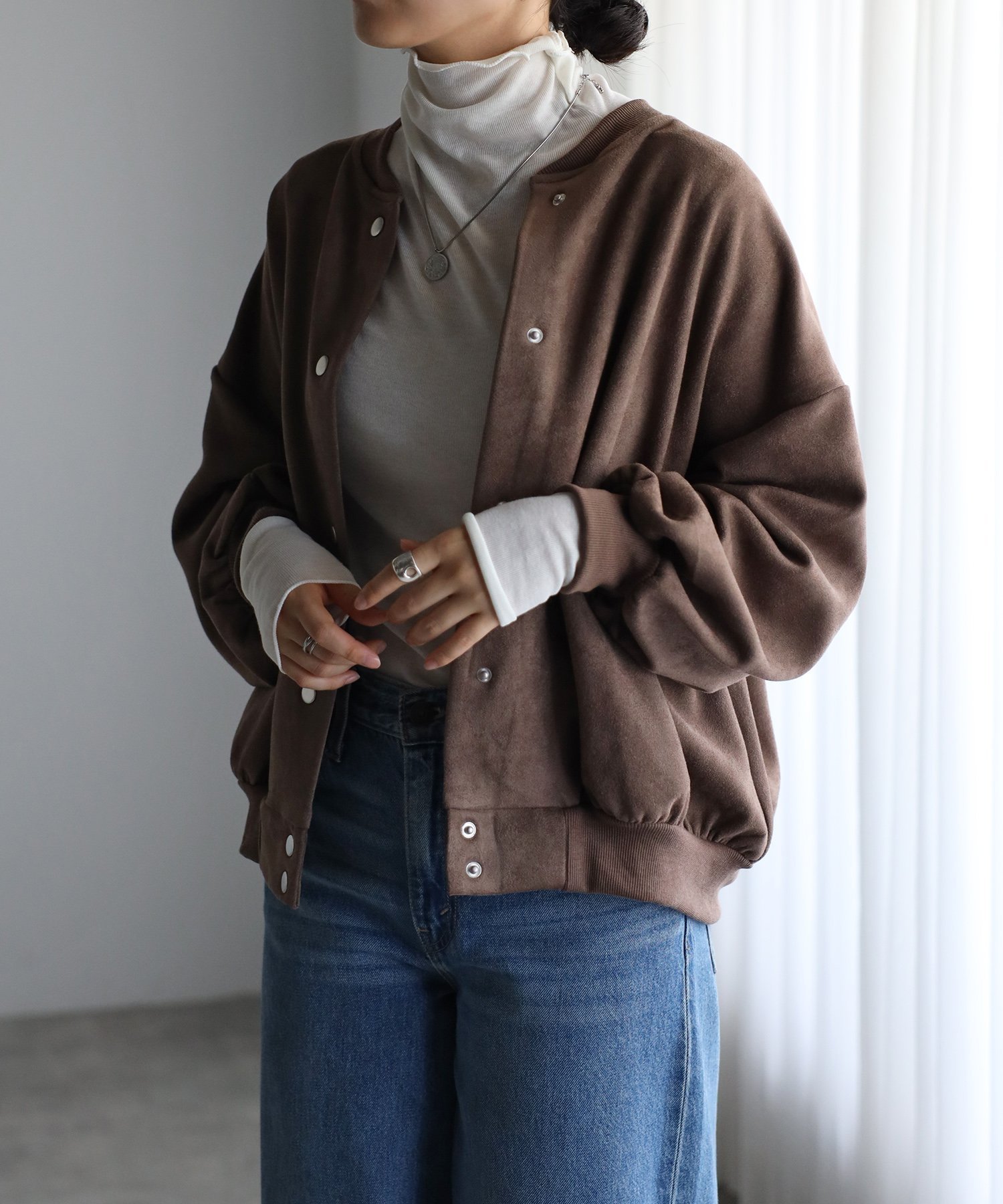 【リラクロ/relaclo】のmitis/フェイクスウェードスタジャン インテリア・キッズ・メンズ・レディースファッション・服の通販 founy(ファニー) 　ファッション　Fashion　レディースファッション　Fashion for Women　カットソー　Cut and Sewn Top　スウェット / スエット　Sweatshirt, Sweatwear　スタンダード　Standard, Basic　タンク　Tank Top, Sleeveless Top　ファブリック　Fabric, Textile　春　Spring　秋　Autumn　軽量　Lightweight, Ultra Light　モカ|ID: prp329100004936183 ipo3291000000037041631