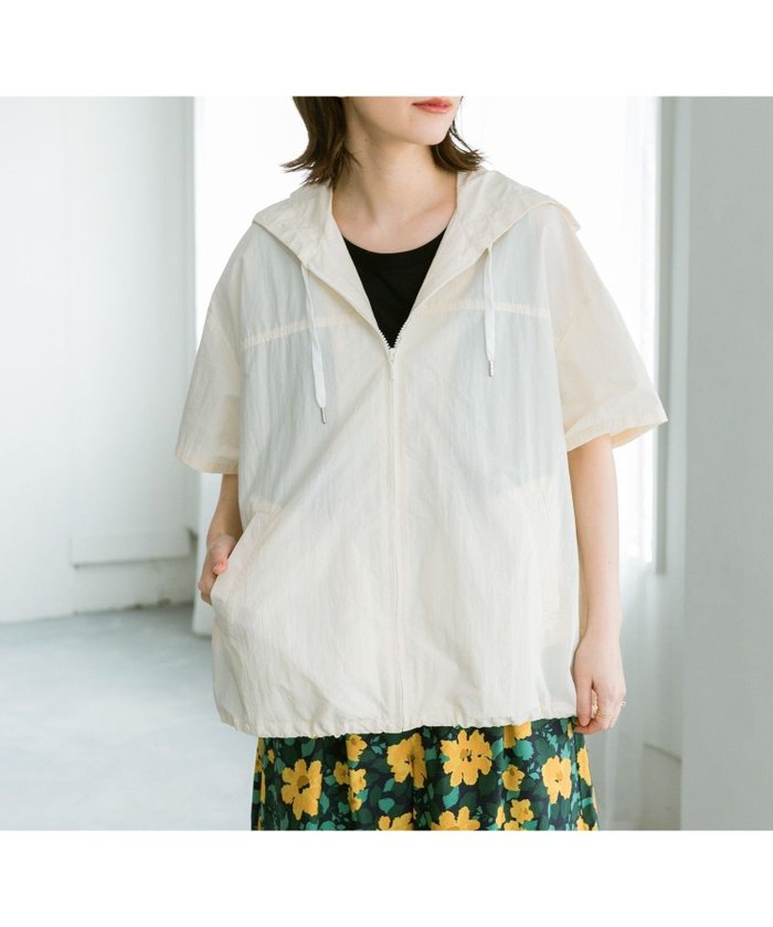 【スタディオ クリップ/studio CLIP】のハーフスリーブジップフーディ インテリア・キッズ・メンズ・レディースファッション・服の通販 founy(ファニー) https://founy.com/ ファッション Fashion レディースファッション Fashion for Women おすすめ Recommended / Our Picks トレンド Trend, Trending Now ヴィンテージ Vintage Style 旅行 Travel 春 Spring |ID: prp329100004936197 ipo3291000000037041693