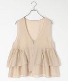 【レプシィム ローリーズファーム/LEPSIM LOWRYS FARM】のシアーZIPペプラムベスト 人気、トレンドファッション・服の通販 founy(ファニー) ファッション Fashion レディースファッション Fashion for Women アウター Coat / Outerwear Collection トップス・カットソー Cut & Sew Tops ベスト&ジレ / 重ね着スタイル Vests & Gilets おすすめ Recommended / Our Picks インナー Innerwear シアー Sheer, See-Through ベスト Vest, Waistcoat ペプラム Peplum, Flared Hem thumbnail ライトベージュ51|ID: prp329100004936199 ipo3291000000037041703