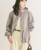 【アイテムズアーバンリサーチ/ITEMS URBAN RESEARCH】のシアースタンドブルゾン 人気、トレンドファッション・服の通販 founy(ファニー) ファッション Fashion レディースファッション Fashion for Women アウター Coat / Outerwear Collection ブルゾンジャケット・スポーティアウター Blouson Jackets 2026年 2026 シアー Sheer, See-Through スタンド Stand Collar, Upright Stand ドローコード Drawcord, Drawstring Cord ブルゾン Blouson, Bomber Jacket 夏 Summer S/S・春夏 SS, Spring/Summer, Warm Season thumbnail グレー|ID: prp329100004936204 ipo3291000000037041727