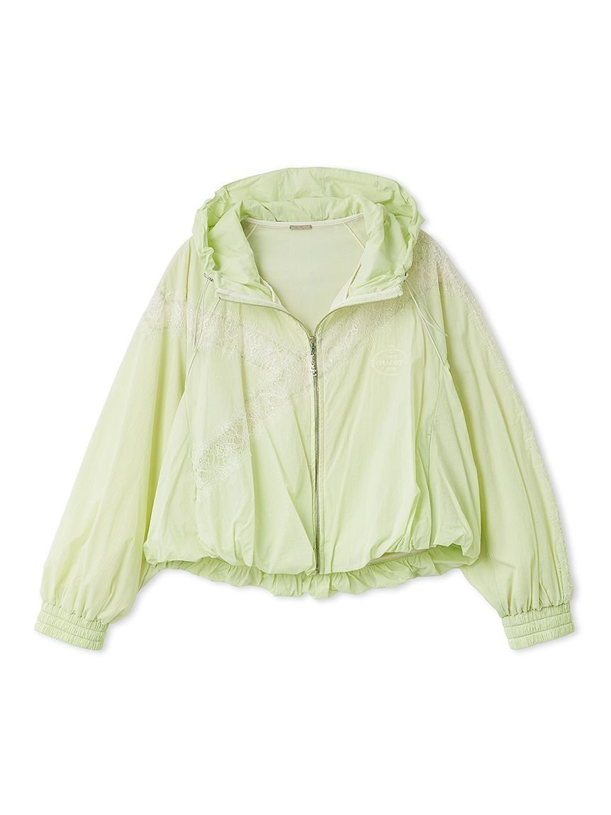 【スナイデル/SNIDEL】の【Chacott】コラボナイロンレースブルゾン インテリア・キッズ・メンズ・レディースファッション・服の通販 founy(ファニー) 　ファッション　Fashion　レディースファッション　Fashion for Women　アウター　Coat / Outerwear Collection　ブルゾンジャケット・スポーティアウター　Blouson Jackets　アシンメトリー　Asymmetrical Style　エレガント 上品　Elegant　春　Spring　今季　This Season, Current Season　ジップ　Zip, Zipper　スペシャル　Special, Limited Edition　スマート　Smart, Elegant　ドッキング　Docking, Mixed Material　バルーン　Balloon, Balloon Silhouette　バレエ　Ballet, Ballet Style　フィット　Fit, Slim Fit　フラワー　Flower, Floral　フロント　Front, Front Design　ブルゾン　Blouson, Bomber Jacket　プレート　Plate, Dish　ポケット　Pocket, Pocket Detail　メッシュ　Mesh, Net Fabric　レース　Lace, Lace Fabric　ワンポイント　One Point, Statement Accent　S/S・春夏　SS, Spring/Summer, Warm Season　おすすめ　Recommended / Our Picks　夏　Summer　LIME[022]|ID: prp329100004936210 ipo3291000000037041752