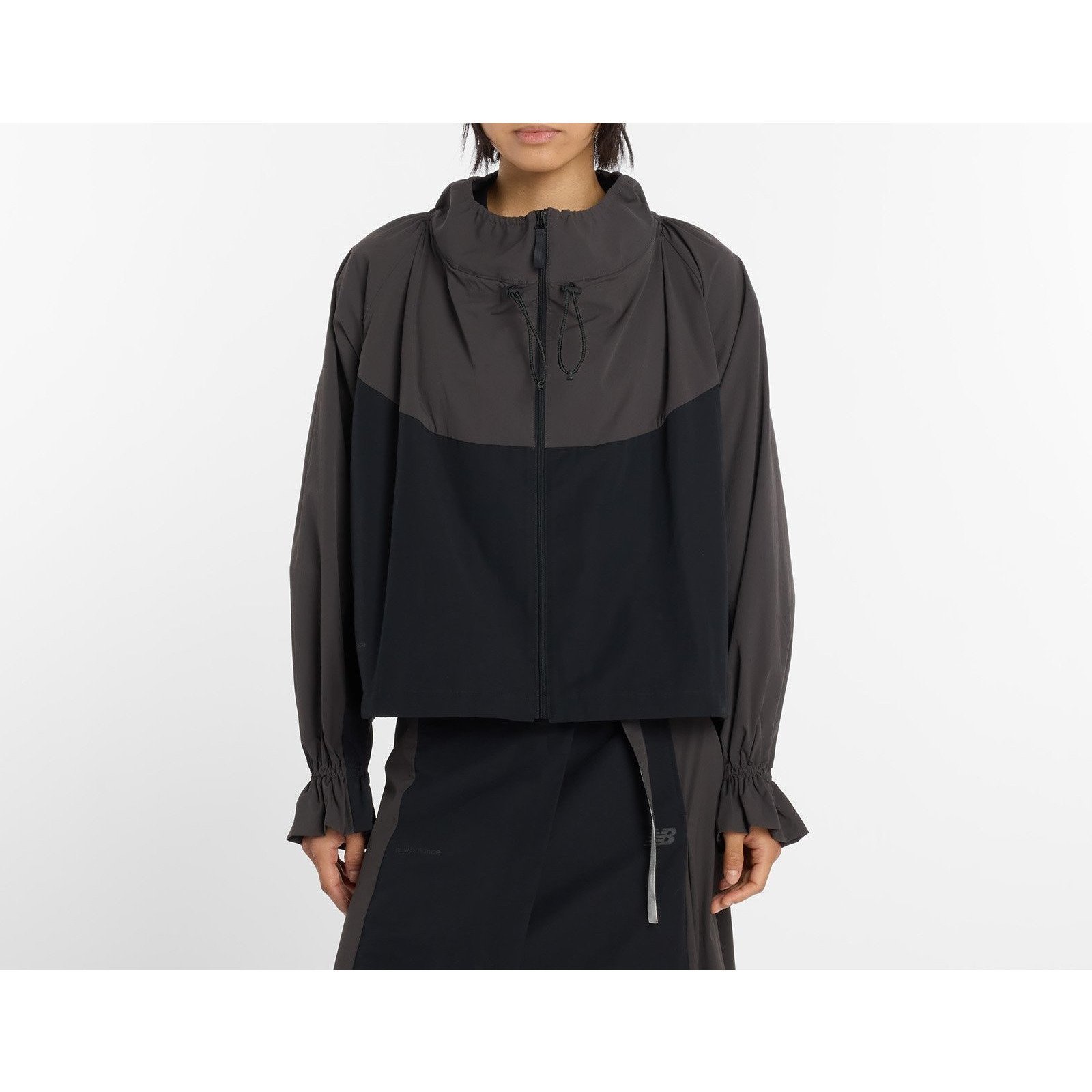 【ニューバランス/new balance】のNB GREY カラーブロックジャケット インテリア・キッズ・メンズ・レディースファッション・服の通販 founy(ファニー) 　ファッション　Fashion　レディースファッション　Fashion for Women　アウター　Coat / Outerwear Collection　レディースジャケット・軽アウター　Jackets　クロップド　Cropped, Short Length　シャーリング　Shirring, Ruched　ジャケット　Jacket, Outerwear　ストレッチ　Stretch, Stretchy Fabric　セットアップ　Set-Up, Coordinated Outfit　テクスチャー　Texture, Textured Fabric　ドローコード　Drawcord, Drawstring Cord　フェミニン　Feminine, Girly　ブロック　Block, Solid Block Pattern　ポケット　Pocket, Pocket Detail　ミックス　Mix, Mixed Style　ABR|ID: prp329100004936211 ipo3291000000037041755