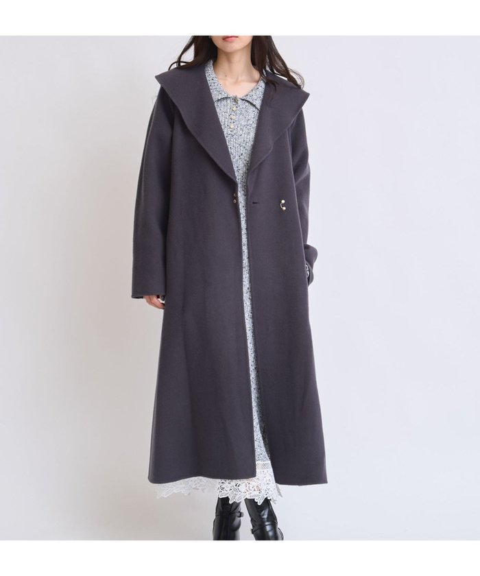 【ノエラ/Noela】のベルト付きショールカラーウールリバーコート インテリア・キッズ・メンズ・レディースファッション・服の通販 founy(ファニー) https://founy.com/ ファッション Fashion レディースファッション Fashion for Women アウター Coat / Outerwear Collection コート・ロングコート・ピーコート Long Coats, Peacoats & More ベルト&ウエストマーク Belts & Waist Accessories おすすめ Recommended / Our Picks ショール Shawl, Wrap ジャケット Jacket, Outerwear ストレート Straight, Straight Cut ポケット Pocket, Pocket Detail エレガント 上品 Elegant A/W・秋冬 Autumn/Winter |ID: prp329100004936218 ipo3291000000037041776