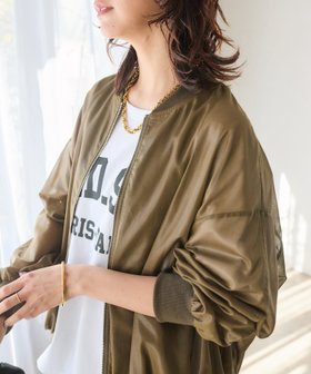 【リヴドロワ/RIVE DROITE】の【ほどよい抜け感】グロッシーシアーブルゾン 人気、トレンドファッション・服の通販 founy(ファニー) ファッション Fashion レディースファッション Fashion for Women アウター Coat / Outerwear Collection ブルゾンジャケット・スポーティアウター Blouson Jackets オーガンジー Organza Fabric 軽量 Lightweight, Ultra Light シアー Sheer, See-Through デニム Denim, Jeans Material トレンド Trend, Trending Now ポケット Pocket, Pocket Detail 再入荷 Restock / Back in Stock おすすめ Recommended / Our Picks エレガント 上品 Elegant |ID:prp329100004936232