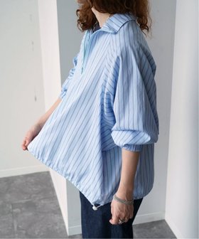 【ジャーナルスタンダード ラックス/journal standard luxe】のストライプ ハーフジップブルゾン 大人の最旬トレンドファッション＆コーディネート founy(ファウニー) ファッション Fashion レディースファッション Fashion for Women アウター Coat / Outerwear Collection ブルゾンジャケット・スポーティアウター Blouson Jackets 2026年 2026 2026春夏・S/S Spring/Summer 2026 SS26 イエロー Yellow スタンド Stand Collar, Upright Stand ストライプ Stripe, Striped Pattern スポーツ Sports, Activewear スマート Smart, Elegant スリーブ Sleeve, Long Sleeve / Short Sleeve タイプライター Typewriter Fabric, Crisp Cotton ドローコード Drawcord, Drawstring Cord バランス Balance, Style Balance ブルゾン Blouson, Bomber Jacket |ID:prp329100004936238