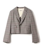【トゥモローランド/TOMORROWLAND】のライトウールチェックシングルブレストジャケット 人気、トレンドファッション・服の通販 founy(ファニー) ファッション Fashion レディースファッション Fashion for Women アウター Coat / Outerwear Collection レディースジャケット・軽アウター Jackets おすすめ Recommended / Our Picks ショート Short, Short Length チェック Check, Plaid, Tartan ワイド Wide, Wide Fit thumbnail 16 グレー系|ID: prp329100004936241 ipo3291000000037041867