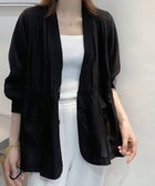 【ディアベル/DIAVEL】の五分袖シアージャケット カーディガン ブラック|ID: prp329100004936251 ipo3291000000037041915