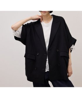 【アダム エ ロペ/ADAM ET ROPE'】 【サステナブル】ショートスリーブシャツジャケット人気、トレンドファッション・服の通販 founy(ファニー) ファッション Fashion レディースファッション Fashion for Women アウター Coat / Outerwear Collection レディースジャケット・軽アウター Jackets インナー Innerwear カフス Cuff Design シルク Silk, 100% Silk ジャケット Jacket, Outerwear タンク Tank Top, Sleeveless Top ダブル Double, Double-Breasted 定番 Standard, Basic Item 人気 Popular, Best Seller バランス Balance, Style Balance ボトム Bottoms, Lower Wear ポケット Pocket, Pocket Detail マニッシュ Mannish, Boyish リラックス Relax, Relaxed Fit おすすめ Recommended / Our Picks 2026年 2026 2026春夏・S/S Spring/Summer 2026 SS26 |ID:prp329100004936259