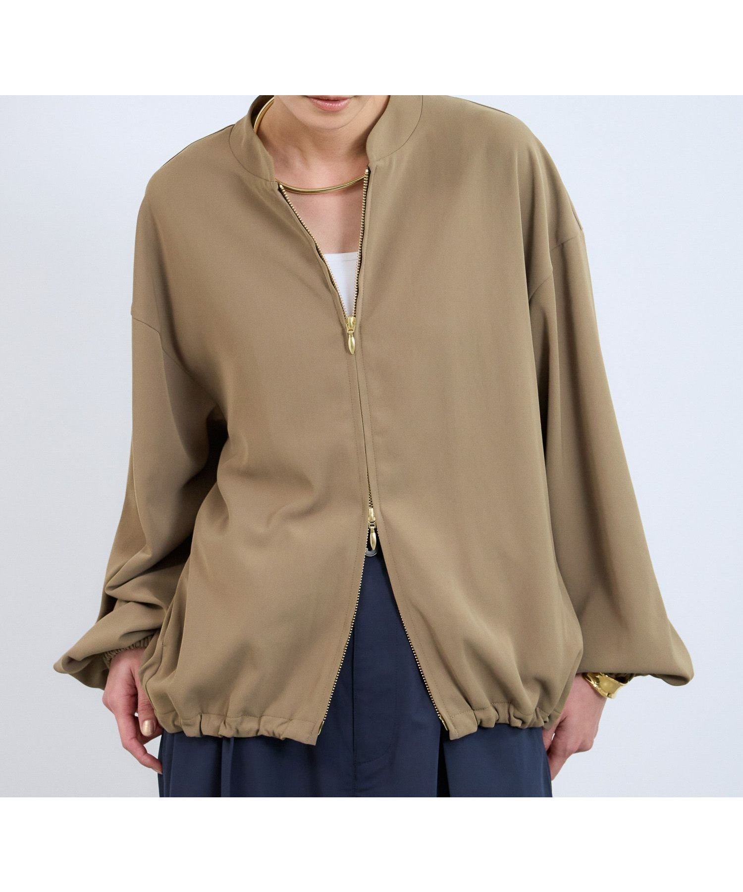 【バンヤードストーム/BARNYARDSTORM】のダブルクロスブルゾン インテリア・キッズ・メンズ・レディースファッション・服の通販 founy(ファニー) 　ファッション　Fashion　レディースファッション　Fashion for Women　アウター　Coat / Outerwear Collection　ブルゾンジャケット・スポーティアウター　Blouson Jackets　おすすめ　Recommended / Our Picks　スリーブ　Sleeve, Long Sleeve / Short Sleeve　セットアップ　Set-Up, Coordinated Outfit　ダブル　Double, Double-Breasted　デニム　Denim, Jeans Material　フロント　Front, Front Design　ブルゾン　Blouson, Bomber Jacket　ヴィンテージ　Vintage Style　エレガント 上品　Elegant　人気　Popular, Best Seller　定番　Standard, Basic Item　カーキ|ID: prp329100004936262 ipo3291000000037041972