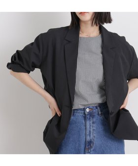 【ナノ ユニバース/nano universe】のソフトシアーシングルジャケット(セットアップ可) 人気、トレンドファッション・服の通販 founy(ファニー) ファッション Fashion レディースファッション Fashion for Women アウター Coat / Outerwear Collection レディースジャケット・軽アウター Jackets イエロー Yellow インナー Innerwear シアー Sheer, See-Through ジャケット Jacket, Outerwear セットアップ Set-Up, Coordinated Outfit 定番 Standard, Basic Item リラックス Relax, Relaxed Fit アウトレット Outlet / Clearance おすすめ Recommended / Our Picks 夏 Summer エレガント 上品 Elegant ビジネス 仕事 通勤 Business / Work / Commuting 2026年 2026 |ID:prp329100004936264