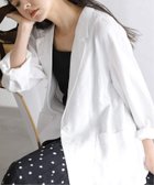 【ラ トータリテ/La TOTALITE】の【洗える】ウォッシャブルリネン混ジャケット 人気、トレンドファッション・服の通販 founy(ファニー) ファッション Fashion レディースファッション Fashion for Women アウター Coat / Outerwear Collection レディースジャケット・軽アウター Jackets 2026年 2026 ジャケット Jacket, Outerwear ボックス Boxy, Box Shape リネン Linen, Linen Fabric 洗える Machine Washable thumbnail ホワイト|ID: prp329100004936268 ipo3291000000037042003