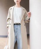 【アーバンリサーチ/URBAN RESEARCH】の『撥水/UVカット』ドロストトレンチコート 人気、トレンドファッション・服の通販 founy(ファニー) ファッション Fashion レディースファッション Fashion for Women アウター Coat / Outerwear Collection コート・ロングコート・ピーコート Long Coats, Peacoats & More トレンチコート / 春秋の定番アウター Trench Coats ギャザー Gathered, Ruffled シンプル Simple, Minimal ドレープ Drape, Draping Fabric S/S・春夏 SS, Spring/Summer, Warm Season 夏 Summer エレガント 上品 Elegant 2026年 2026 thumbnail ベージュ|ID: prp329100004936271 ipo3291000000037042012