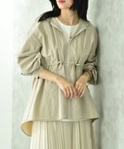 【インタープラネット/INTERPLANET】の【撥水加工】フード付ウエストドロストマンパー ベージュ|ID: prp329100004936283 ipo3291000000037042072