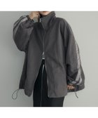 【レトロガール/RETRO GIRL】の【リバイバル・新色追加】ライントラックジャケット ダークグレー|ID: prp329100004936284 ipo3291000000037042077