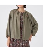 【トランスワーク/TRANS WORK】の【ウォッシャブル】シアータンブラーブルゾン 人気、トレンドファッション・服の通販 founy(ファニー) ファッション Fashion レディースファッション Fashion for Women アウター Coat / Outerwear Collection ブルゾンジャケット・スポーティアウター Blouson Jackets ウォッシャブル Machine Washable ギャザー Gathered, Ruffled シアー Sheer, See-Through ドレープ Drape, Draping Fabric ドローストリング Drawstring, Pull Cord エレガント 上品 Elegant 抗菌 Antibacterial, Bacteria-Resistant 春 Spring 秋 Autumn thumbnail カーキ|ID: prp329100004936285 ipo3291000000037042082