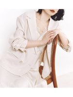 【スナイデル/SNIDEL】の【LUMISHADE】UVダブルジャケット 大人の最旬トレンドファッション＆コーディネート founy(ファウニー) ファッション Fashion レディースファッション Fashion for Women アウター Coat / Outerwear Collection レディースジャケット・軽アウター Jackets ウェーブ Wavy Pattern ジャケット Jacket, Outerwear スマート Smart, Elegant ダブル Double, Double-Breasted ダメージ Distressed, Destroyed ブロック Block, Solid Block Pattern リラックス Relax, Relaxed Fit おすすめ Recommended / Our Picks ビジネス 仕事 通勤 Business / Work / Commuting |ID:prp329100004936288