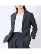 【タカキュー/TAKA-Q】のストレッチ ウォッシャブル 1ボタン 7分袖 ジャケット 紺(セットアップ可能) 75紺|ID: prp329100004936292 ipo3291000000037296749