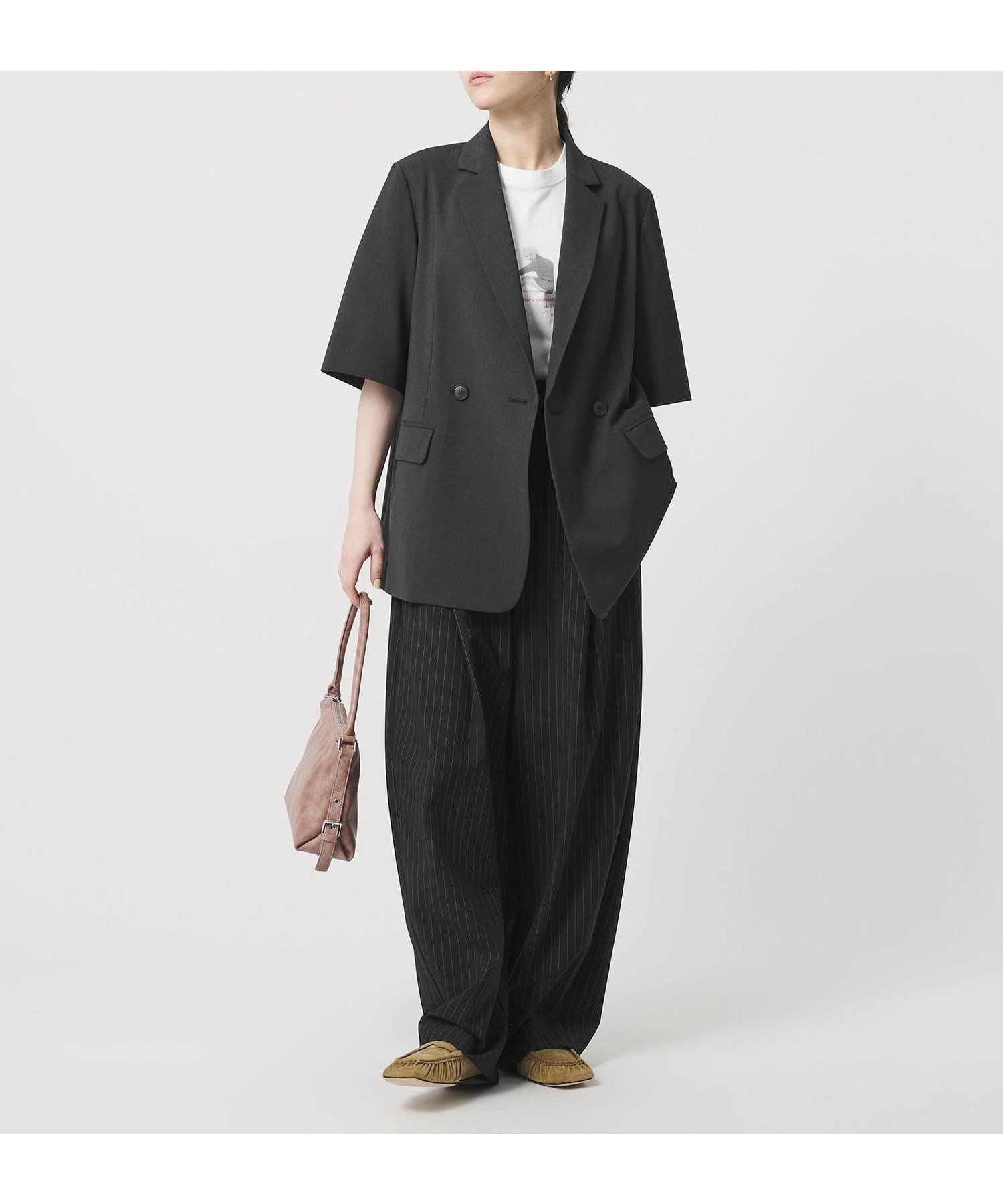 【ビューティ&ユース ユナイテッドアローズ/BEAUTY&YOUTH / UNITED ARROWS】のハーフスリーブ ジャケット 吸水速乾 防シワ ウォッシャブル インテリア・キッズ・メンズ・レディースファッション・服の通販 founy(ファニー) 　ファッション　Fashion　レディースファッション　Fashion for Women　アウター　Coat / Outerwear Collection　レディースジャケット・軽アウター　Jackets　ウォッシャブル　Machine Washable　洗える　Machine Washable　キャミソール　Camisole, Spaghetti Strap Top　吸水　Absorbent, Quick-Dry　ジャケット　Jacket, Outerwear　スリーブ　Sleeve, Long Sleeve / Short Sleeve　セットアップ　Set-Up, Coordinated Outfit　ダブル　Double, Double-Breasted　長袖　Long Sleeve, Full Sleeve　ハーフ　Half, Half-Length　フロント　Front, Front Design　プリント　Print, Printed Pattern　羽織　Haori, Light Jacket　おすすめ　Recommended / Our Picks　DK.GRAY|ID: prp329100004936293 ipo3291000000037042111