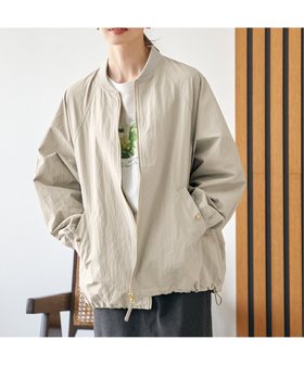 【イッカ/ikka】のミドル丈リブブルゾン 人気、トレンドファッション・服の通販 founy(ファニー) ファッション Fashion レディースファッション Fashion for Women アウター Coat / Outerwear Collection ブルゾンジャケット・スポーティアウター Blouson Jackets カフス Cuff Design ドット Polka Dot, Dot Pattern ブルゾン Blouson, Bomber Jacket ミドル Middle Length, Mid Height メタル Metal, Metal Parts |ID:prp329100004936342