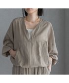 【アパートバイローリーズ/apart by lowrys】のシアーノーカラーブルゾン 人気、トレンドファッション・服の通販 founy(ファニー) ファッション Fashion レディースファッション Fashion for Women アウター Coat / Outerwear Collection ブルゾンジャケット・スポーティアウター Blouson Jackets インナー Innerwear コンパクト Compact, Small Size シアー Sheer, See-Through ドット Polka Dot, Dot Pattern ブルゾン Blouson, Bomber Jacket メタリック Metallic, Shiny Finish 夏 Summer 洗える Machine Washable 無地 Plain, Solid Color 羽織 Haori, Light Jacket thumbnail ベージュドット52|ID: prp329100004936346 ipo3291000000037042350