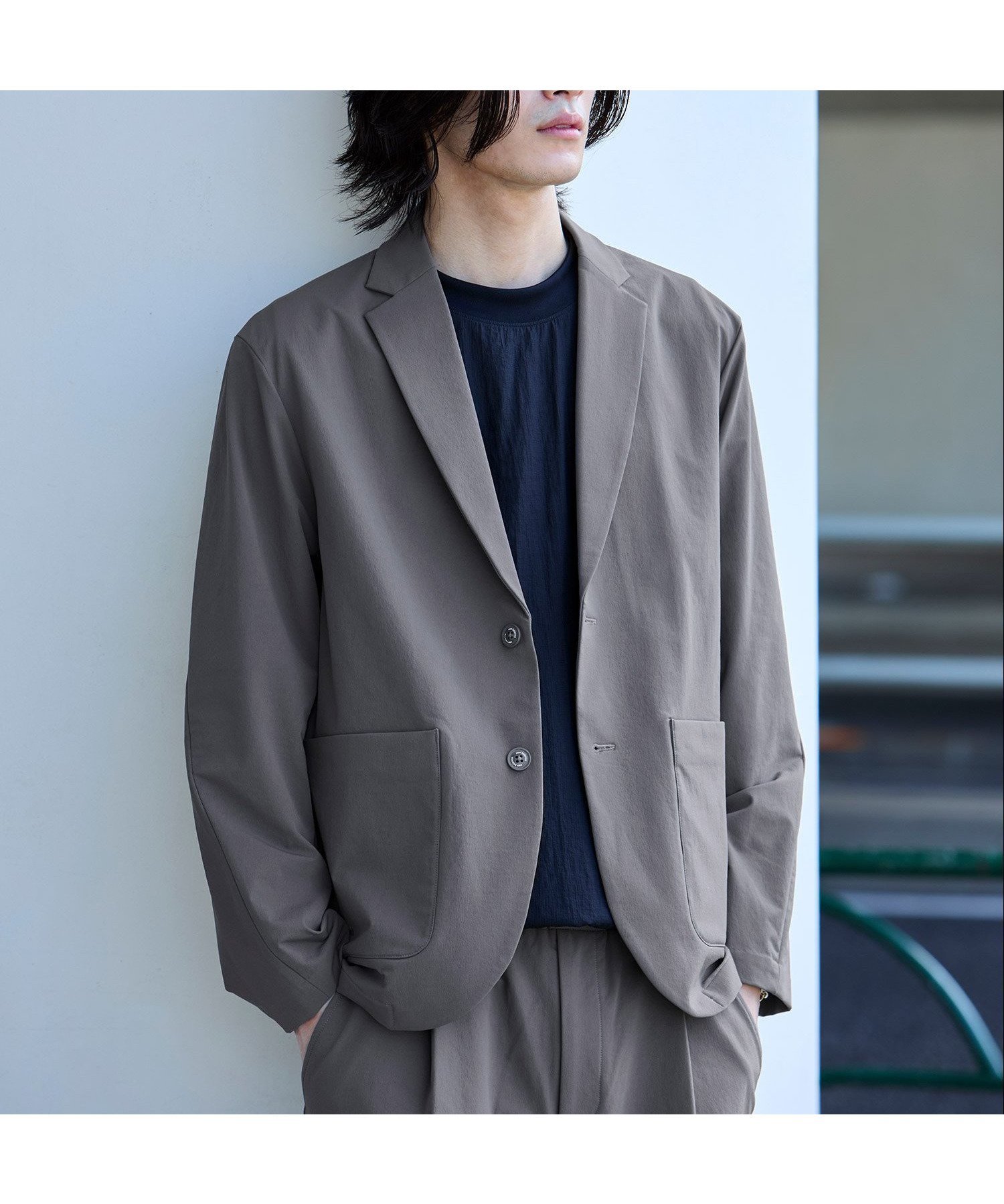 【ニューバランス/new balance】のNB GREY シングルジャケット インテリア・キッズ・メンズ・レディースファッション・服の通販 founy(ファニー) 　ファッション　Fashion　レディースファッション　Fashion for Women　アウター　Coat / Outerwear Collection　レディースジャケット・軽アウター　Jackets　ジャケット　Jacket, Outerwear　ストレッチ　Stretch, Stretchy Fabric　セットアップ　Set-Up, Coordinated Outfit　パターン　Pattern, Design Print　パッチ　Patch, Appliqué　フィット　Fit, Slim Fit　ベーシック　Basic, Essential　ポケット　Pocket, Pocket Detail　リラックス　Relax, Relaxed Fit　CAS|ID: prp329100004936352 ipo3291000000037042399