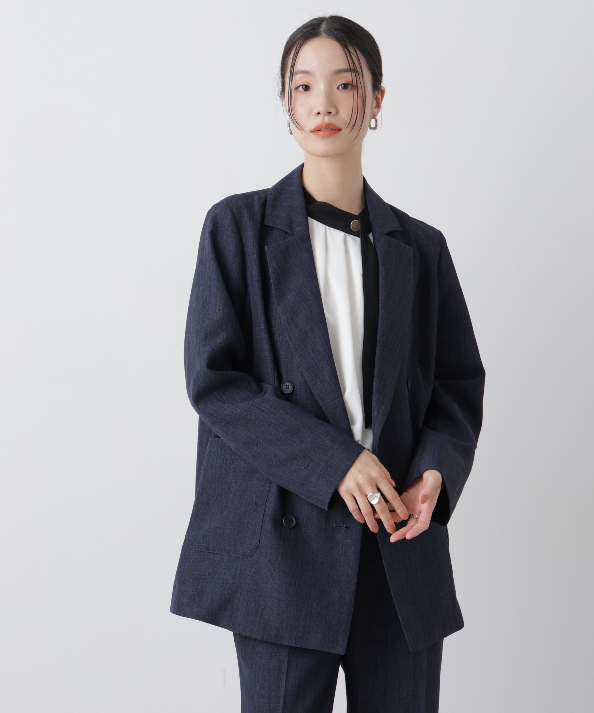 【ナノ ユニバース/nano universe】の多機能ジャケット(セットアップ可) 人気、トレンドファッション・服の通販 founy(ファニー) 　ファッション　Fashion　レディースファッション　Fashion for Women　アウター　Coat / Outerwear Collection　レディースジャケット・軽アウター　Jackets　吸水　Absorbent, Quick-Dry　ジャケット　Jacket, Outerwear　セットアップ　Set-Up, Coordinated Outfit　センター　Center, Center Line　デニム　Denim, Jeans Material　ボックス　Boxy, Box Shape　ボトム　Bottoms, Lower Wear　リラックス　Relax, Relaxed Fit　アウトレット　Outlet / Clearance　おすすめ　Recommended / Our Picks　夏　Summer　エレガント 上品　Elegant　ビジネス 仕事 通勤　Business / Work / Commuting　2026年　2026　 other-1|ID: prp329100004936367 ipo3291000000037042464