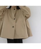 【ヘラム/hellam】のスタンドカラーケープトレンチコート ベージュ|ID: prp329100004936380 ipo3291000000037348643
