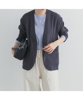 【アーバンリサーチ ドアーズ/URBAN RESEARCH DOORS】のノーカラージャケット 人気、トレンドファッション・服の通販 founy(ファニー) ファッション Fashion レディースファッション Fashion for Women アウター Coat / Outerwear Collection レディースジャケット・軽アウター Jackets ノーカラージャケット / シンプル上品コーデ Collarless Jackets 2026年 2026 シンプル Simple, Minimal ジャケット Jacket, Outerwear バランス Balance, Style Balance 夏 Summer S/S・春夏 SS, Spring/Summer, Warm Season 軽量 Lightweight, Ultra Light |ID:prp329100004936392